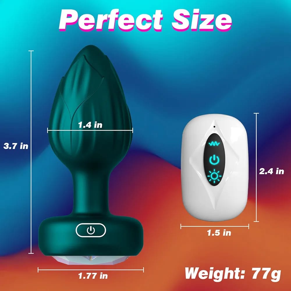 Aurora Glow Rechargeable Silicone Plug